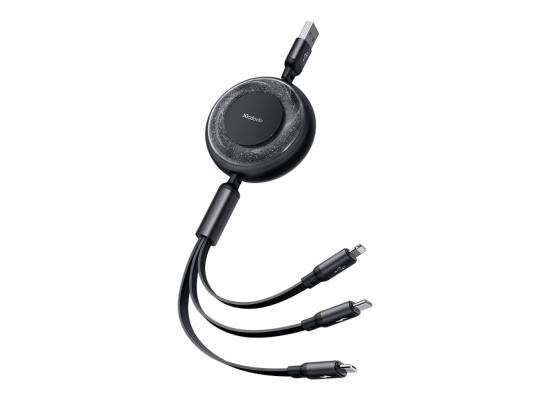 Mcdodo CA-3570 3in1 Charging Cable 1.2m USB-A/USB-C - Lightning - (black)